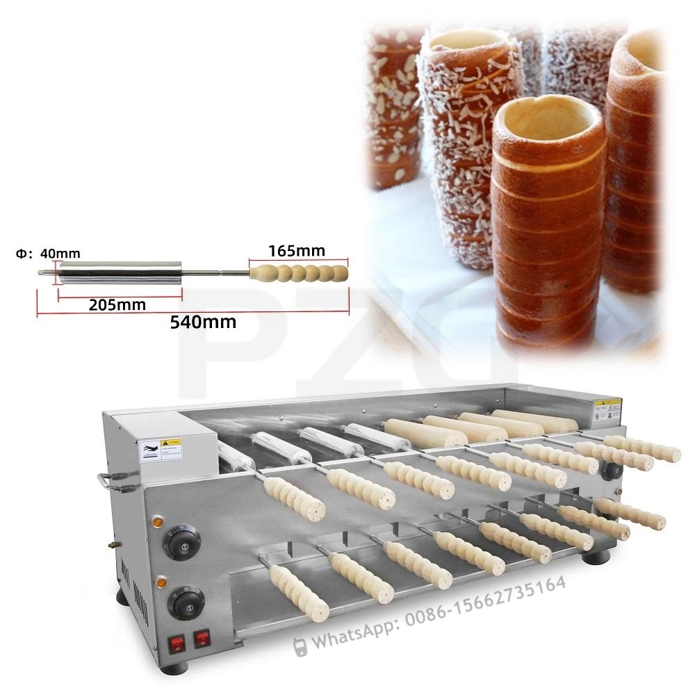 Waffle Cone Maker - Mesin Pemanggang Kue Chimney Cake Oven