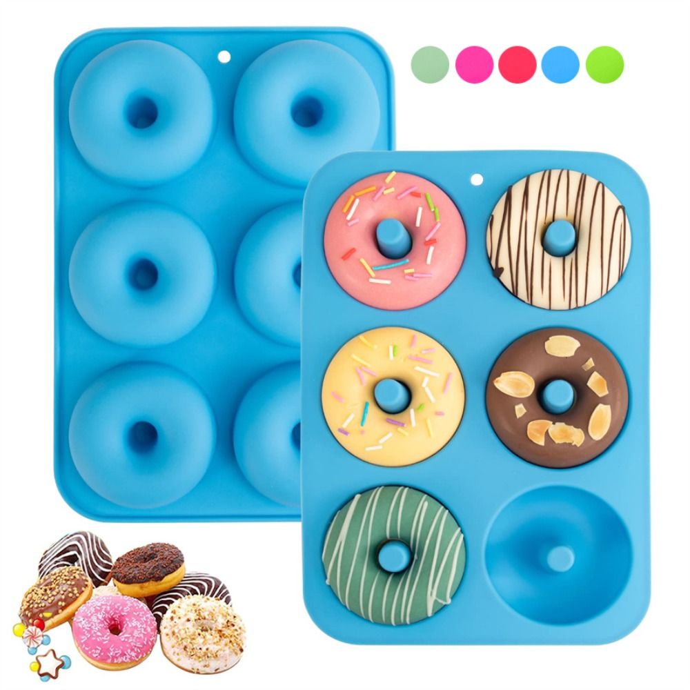 Donut Mold Silicone - Cetakan Donat Silikon Baru Anti Lengket