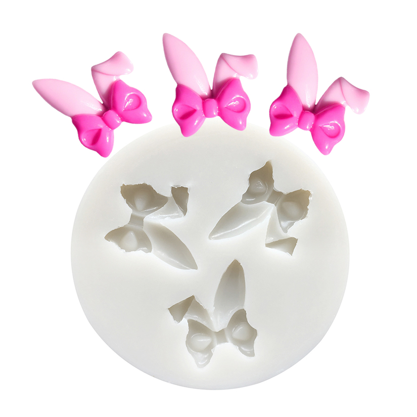 Bunny Cake Mold - Cetakan Silikon Telinga Kelinci Paskah untuk