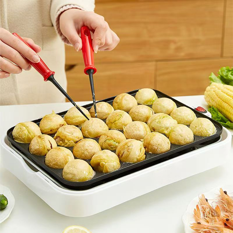 Takoyaki Grill Plate - 220V Chibi Maruko Mesin Pemanggang Rumah