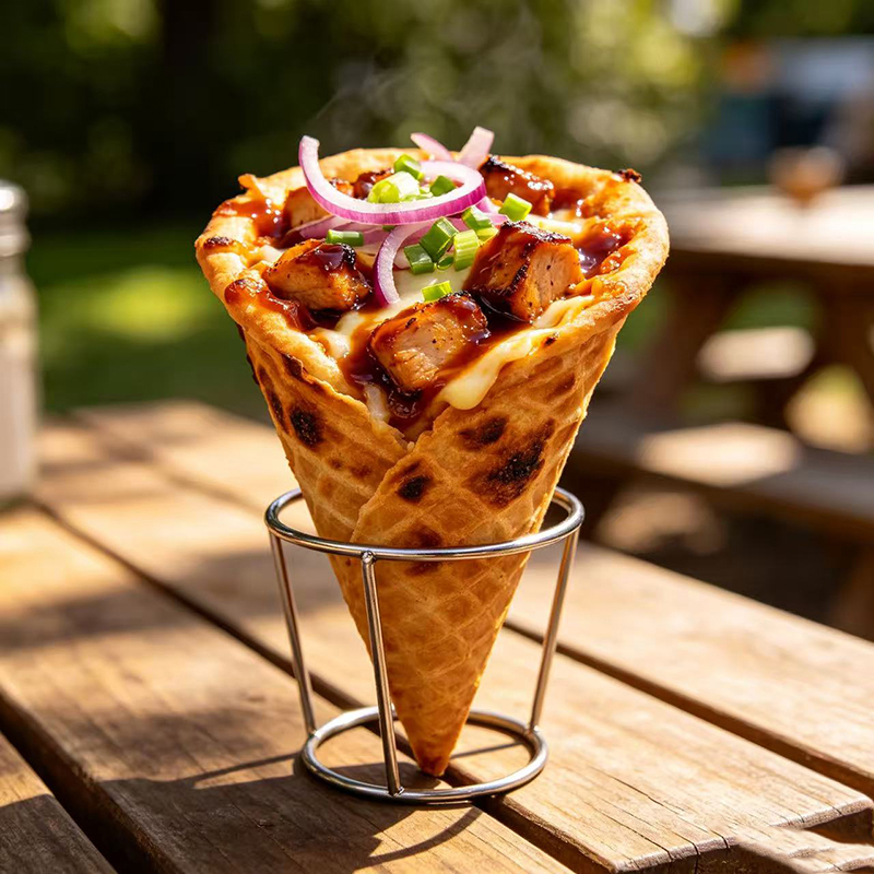 Waffle Cone Maker - Mesin Pembuat Cangkir Kopi yang Dapat