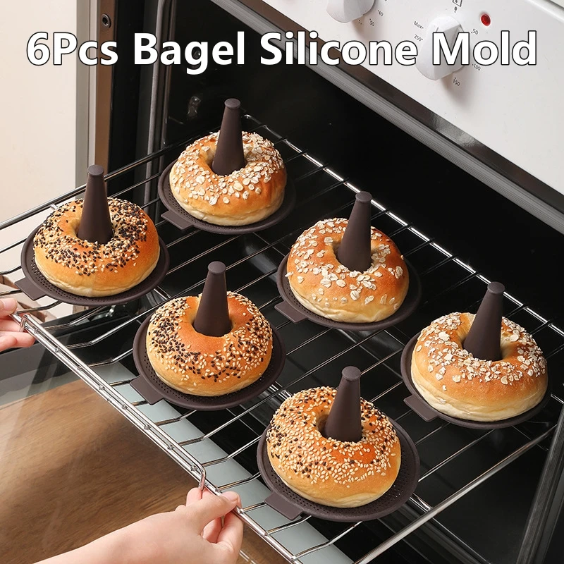 Donut Mold Silicone - 6 buah Set cetakan silikon alat