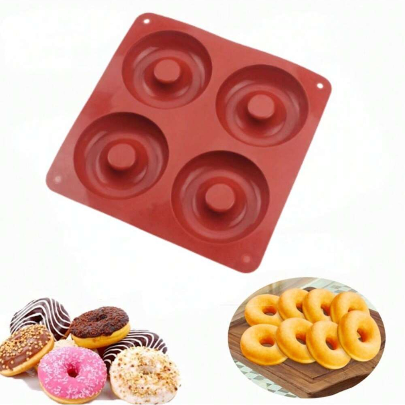 Donut Mold Silicone - 1 buah cetakan silikon donat 4