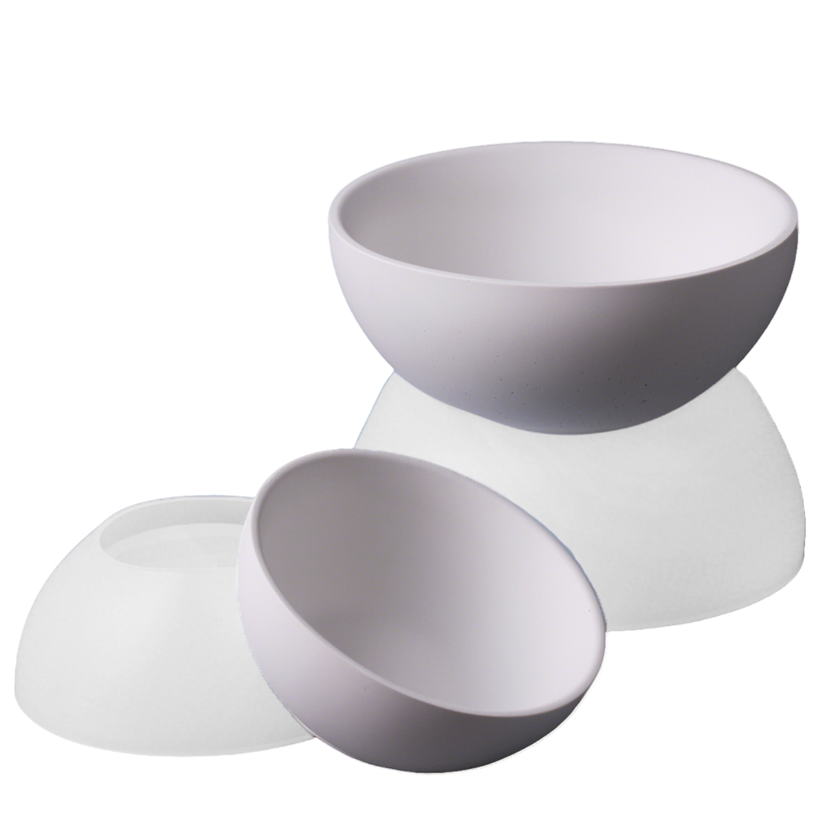Potsticker Mold - Mangkuk Penyimpanan Beton Cetakan Silikon Lilin