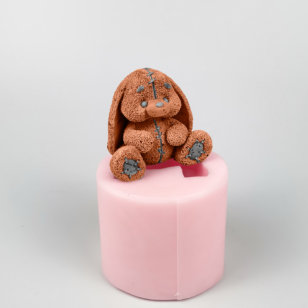Cetakan Silikon 3D Mainan Bone - Bunny Cake Mold ulasan dan harga