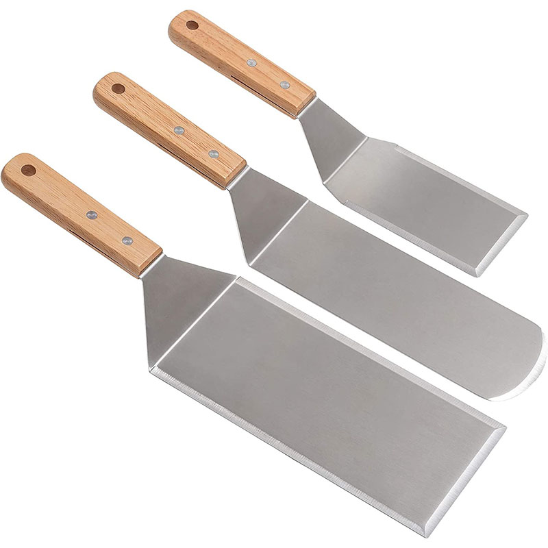 Set Spatula Profesional, Turne - Okonomiyaki Spatula ulasan dan harga