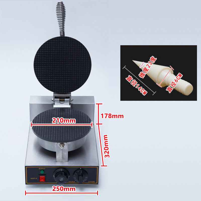 Pembuat Cone Es Krim Komersial - Waffle Cone Maker ulasan dan harga