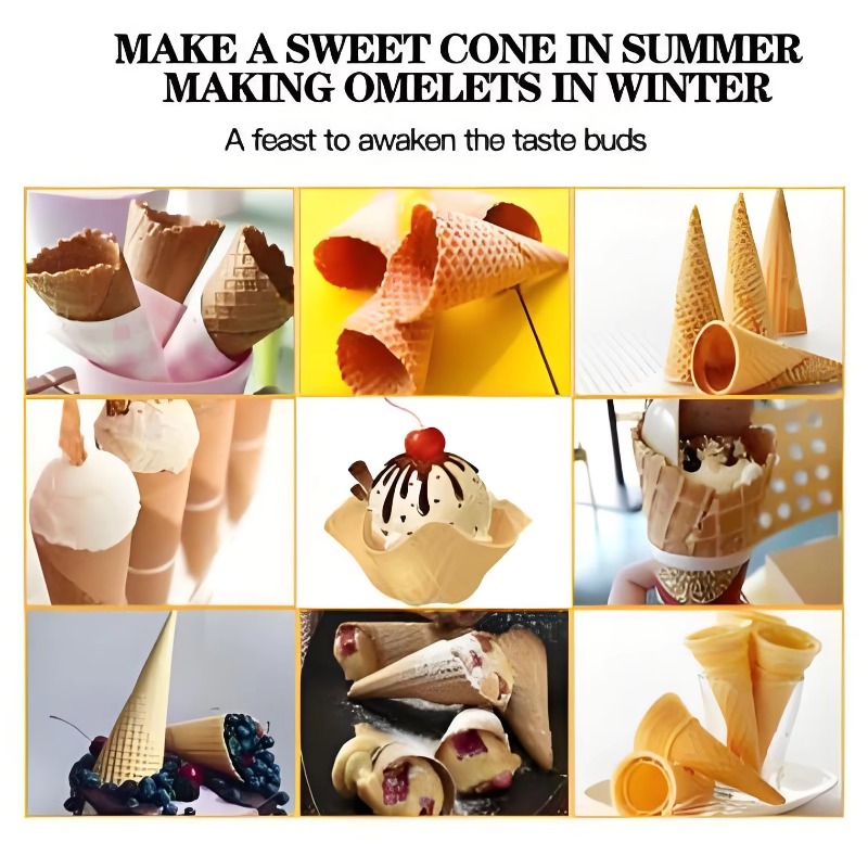Pembuat Cone Es Krim Listrik G - Waffle Cone Maker ulasan dan harga