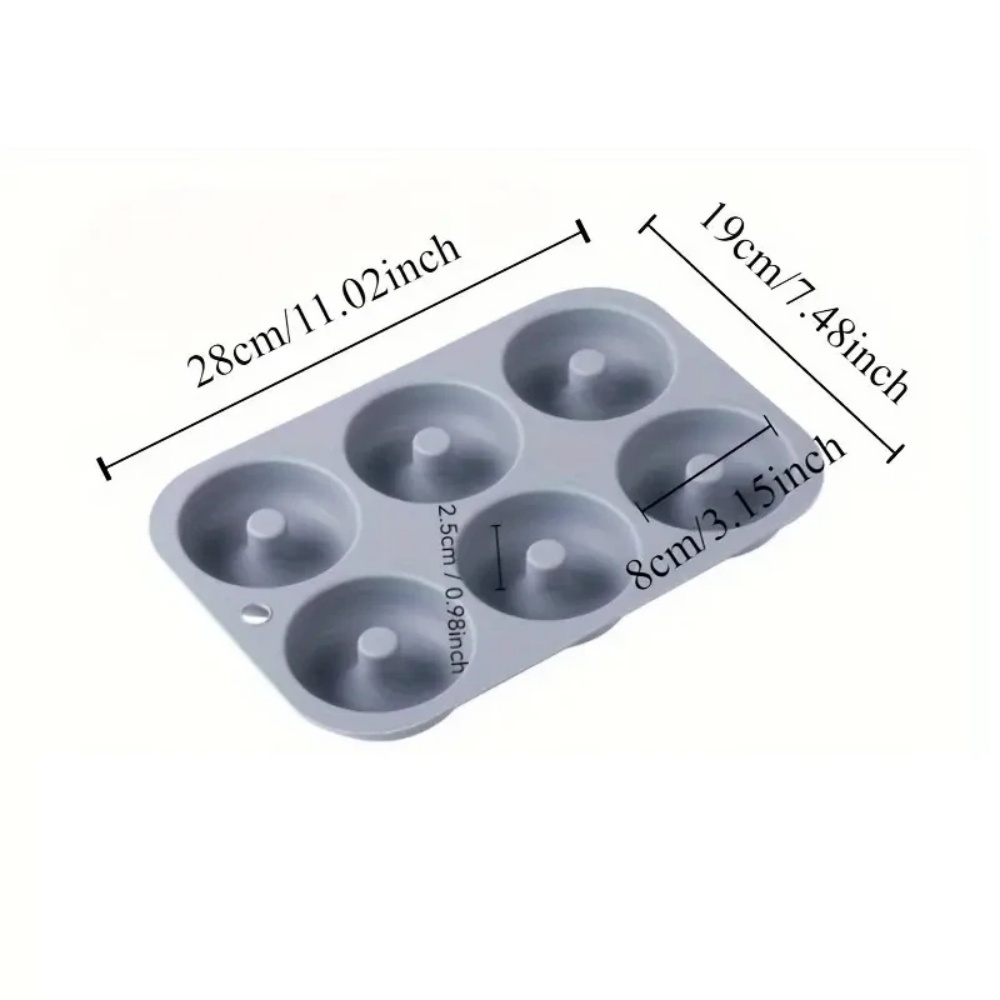 Cetakan Kue 6 Lubang Silikon F - Donut Mold Silicone ulasan dan harga
