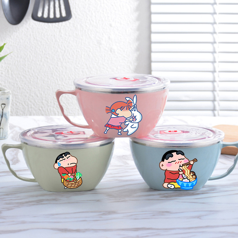 Mangkuk Mie Crayon Shin-chan M - Dim Sum Basket ulasan dan harga
