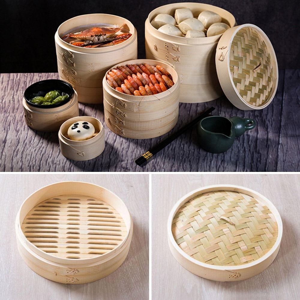 Keranjang kukus bambu, keranja - Bao Steamer Bamboo ulasan dan harga