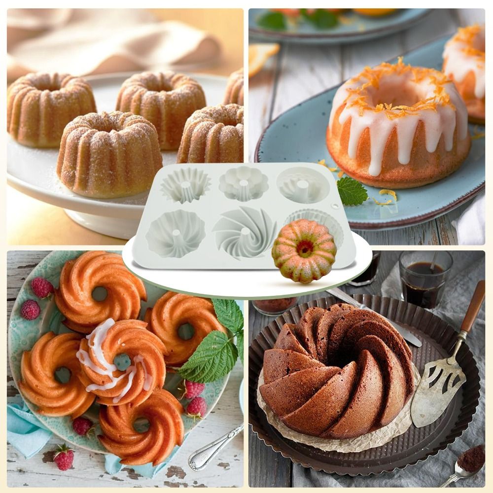 Cetakan Kue Mini 6 Lubang Sili - Donut Mold Silicone ulasan dan harga