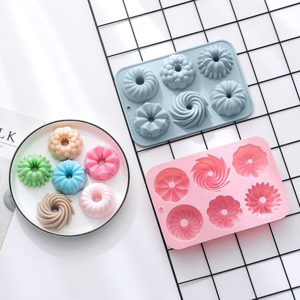 Cetakan Kue Mini 6 Lubang Sili - Donut Mold Silicone ulasan dan harga