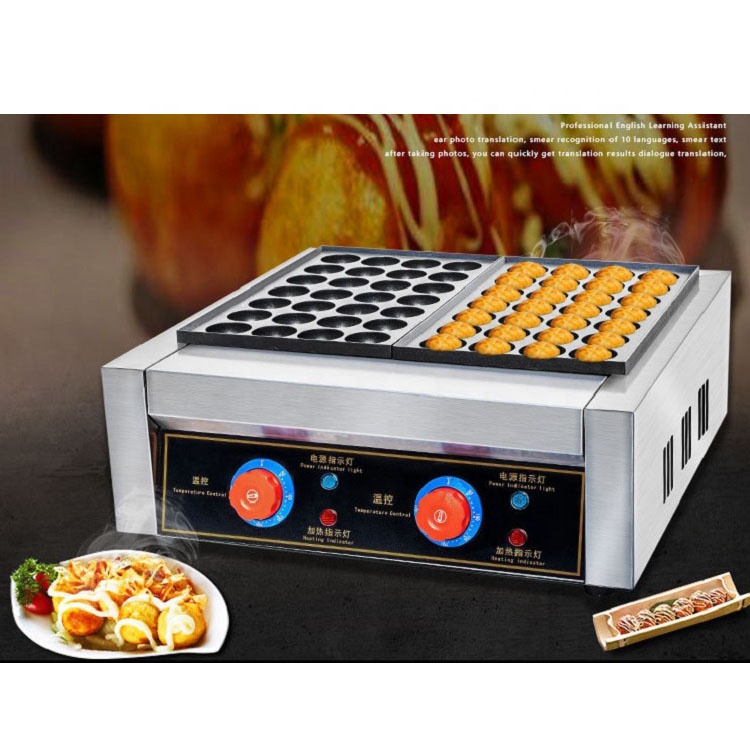 Pemanggang bakso listrik, komp - Takoyaki Grill Plate ulasan dan harga