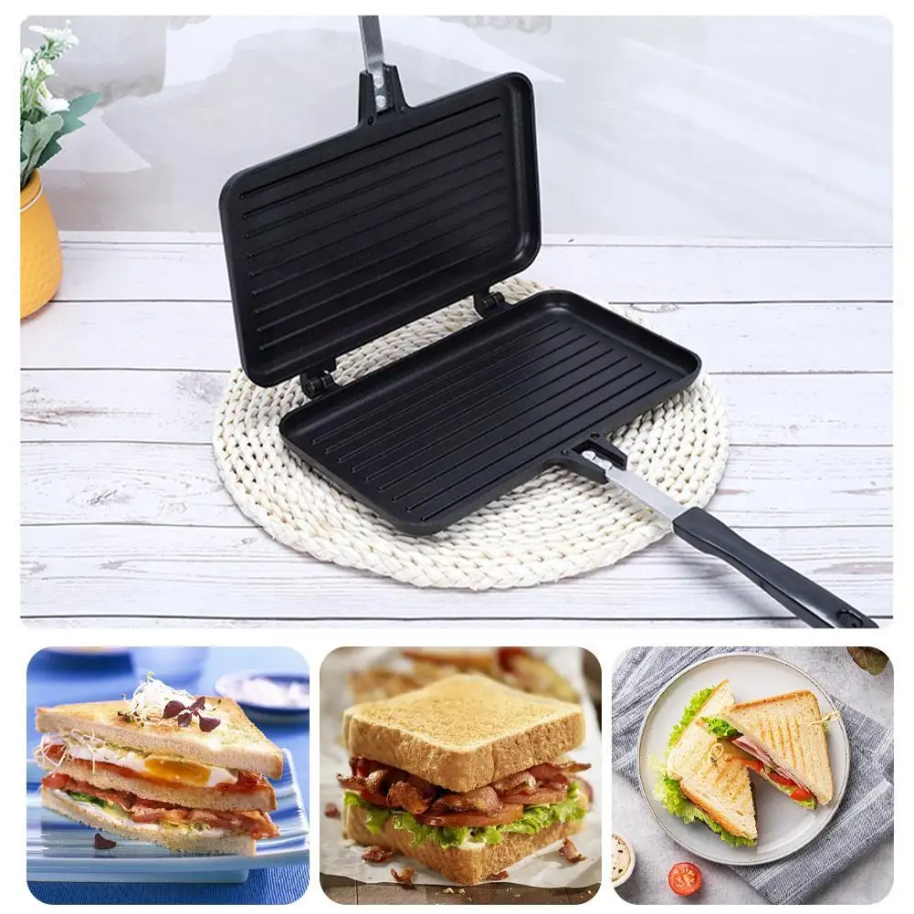 Wajan penggorengan dua sisi, a - Mini Pancake Griddle ulasan dan harga