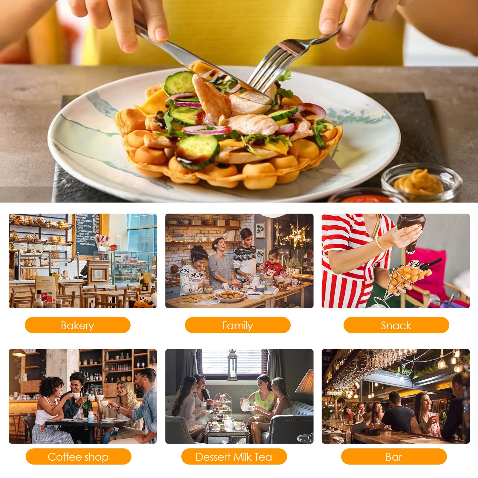 Pembuat Waffle Cone Listrik Ru - Waffle Cone Maker ulasan dan harga