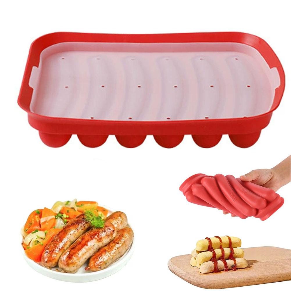 Cetakan Pembuat Sosis 6 Lubang - Hot Dog Press ulasan dan harga