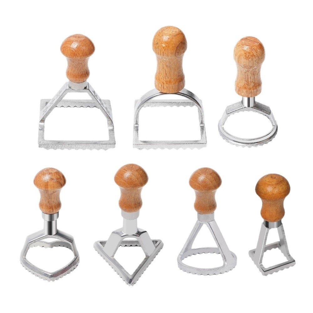7PCS Set Pemotong Ravioli Indi - Dumpling Press Set ulasan dan harga