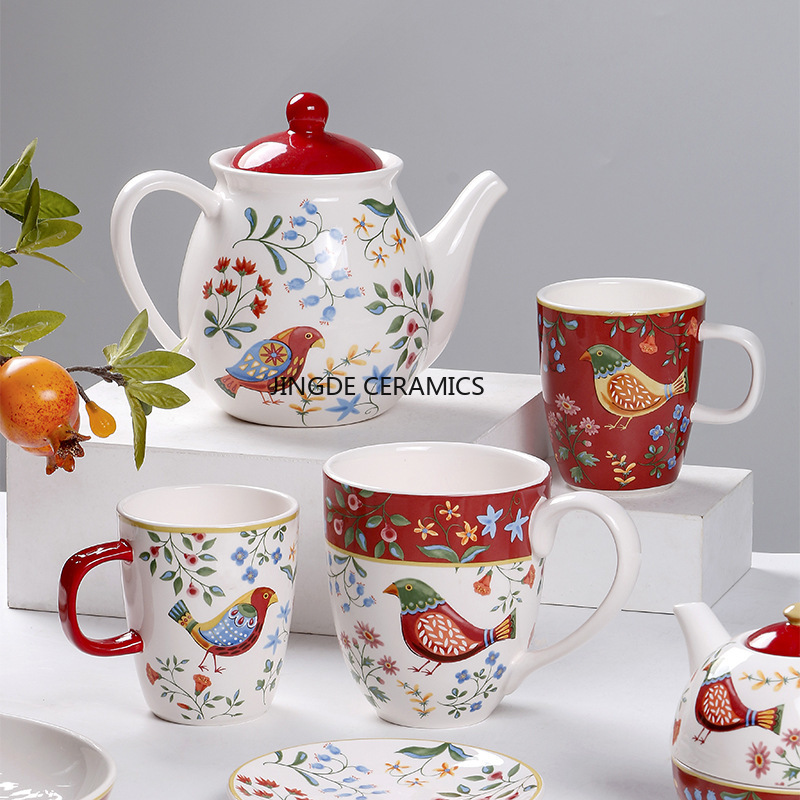 1pc Piring Keramik Eropa Motif - Dim Sum Basket ulasan dan harga