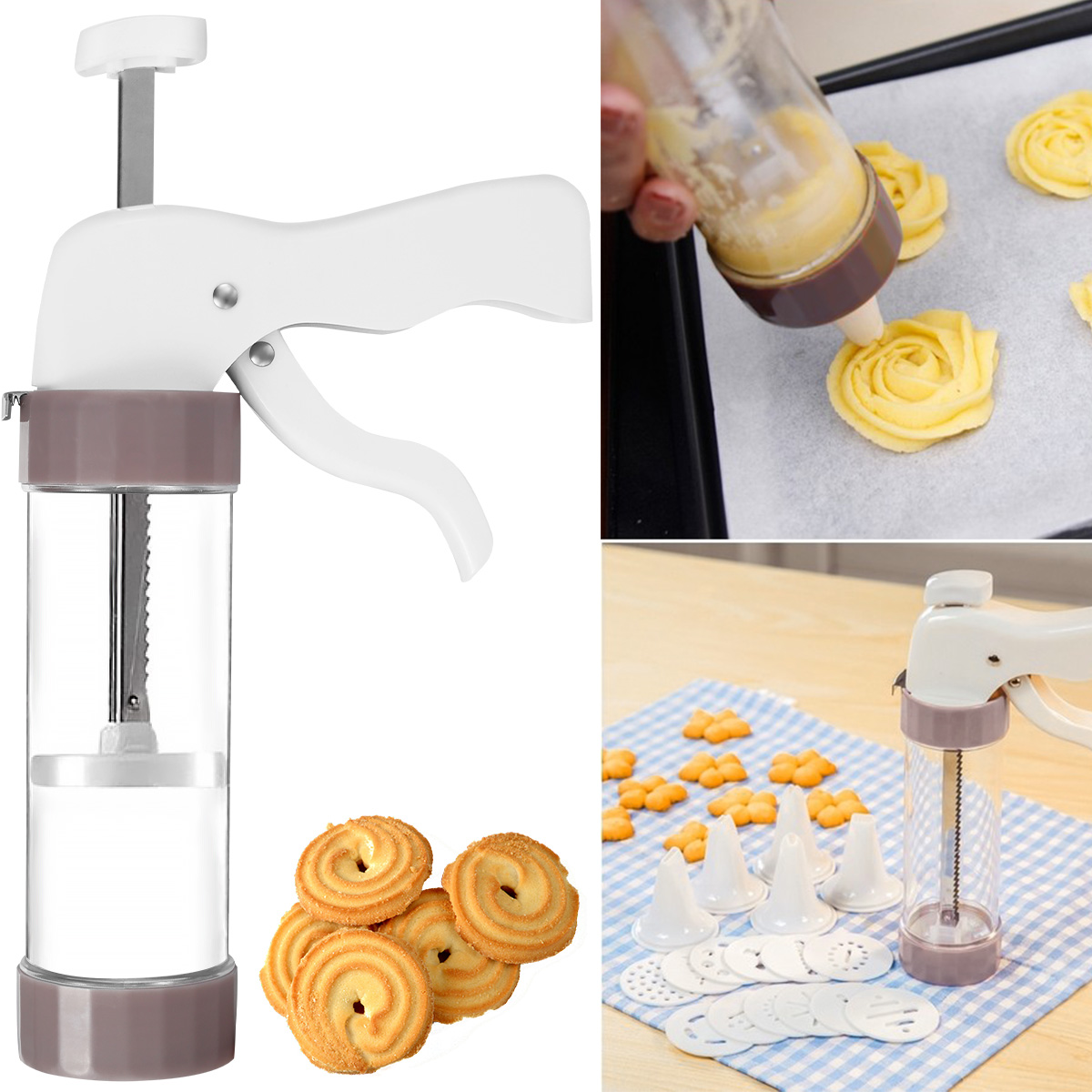 Set Alat Pembuat Kue Kering Co - Churros Maker Gun ulasan dan harga