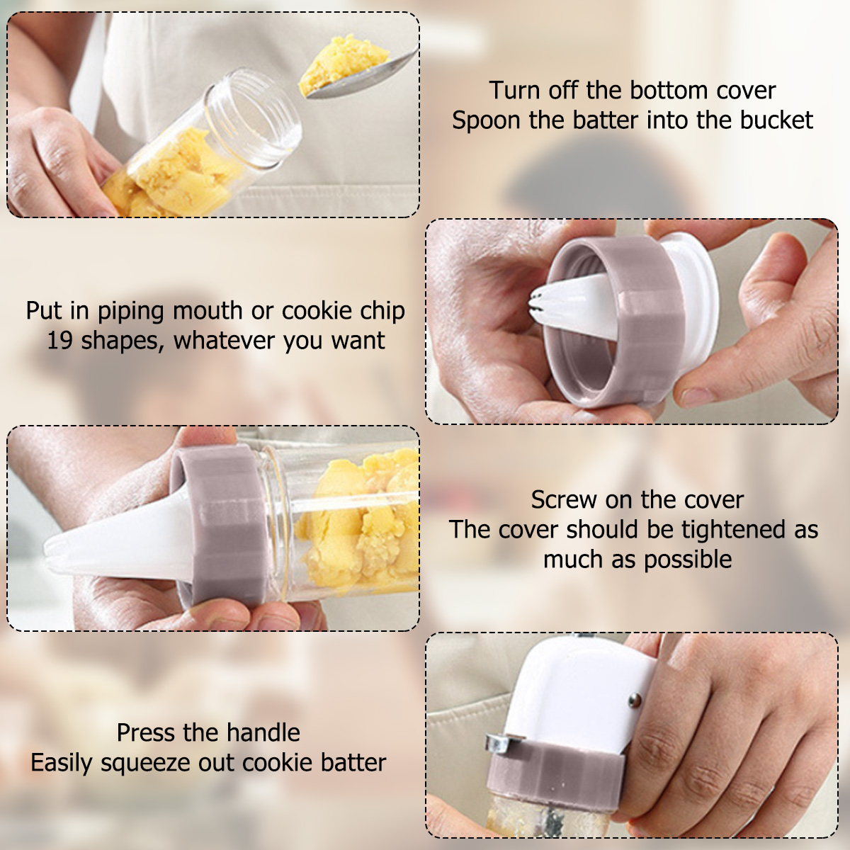 Set Alat Pembuat Kue Kering Co - Churros Maker Gun ulasan dan harga