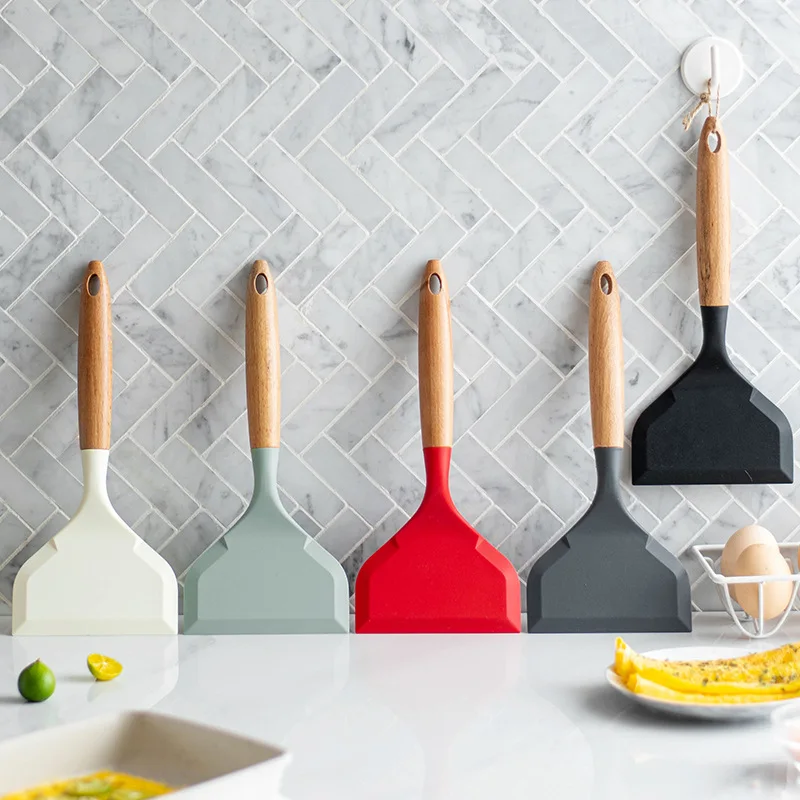 Spatula silikon mulut lebar, 2 - Okonomiyaki Spatula ulasan dan harga